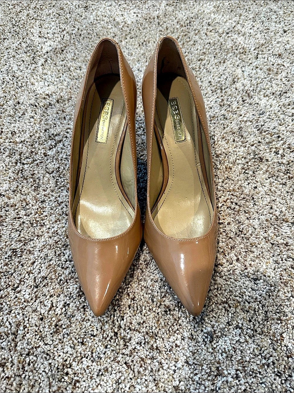 BCBG Generation Pointed-Toe Pumps in Brown
